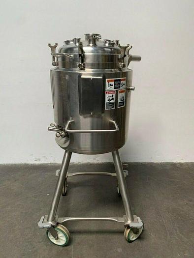 Used Walker 100 Liter Stainless Steel Jacketed Reactor 45 PSI
