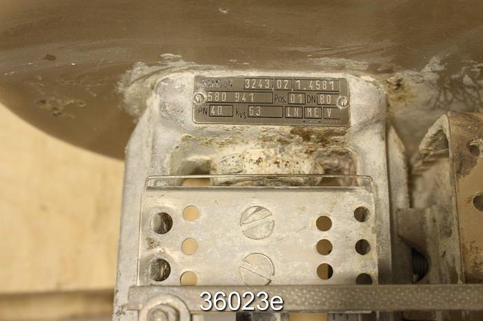 Used Samson 580 941 3" 3-Way Control Steam Valve #36023