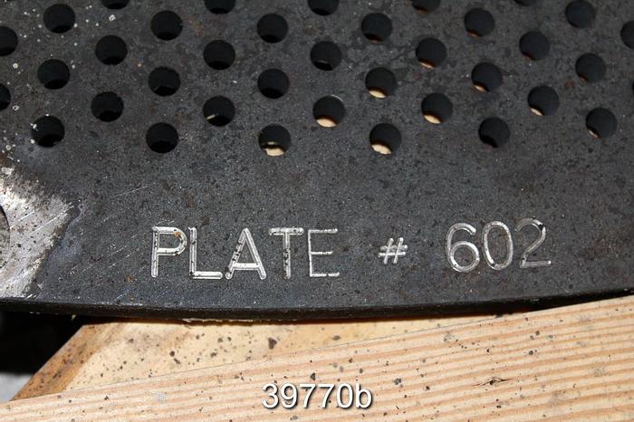 Unused Black Clawson Pulper Extraction Plate, Storeroom Spare #39770