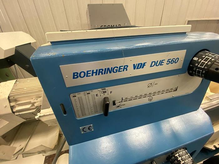Used 1997 Boehringer VDF DUE 560 Manual Lathe