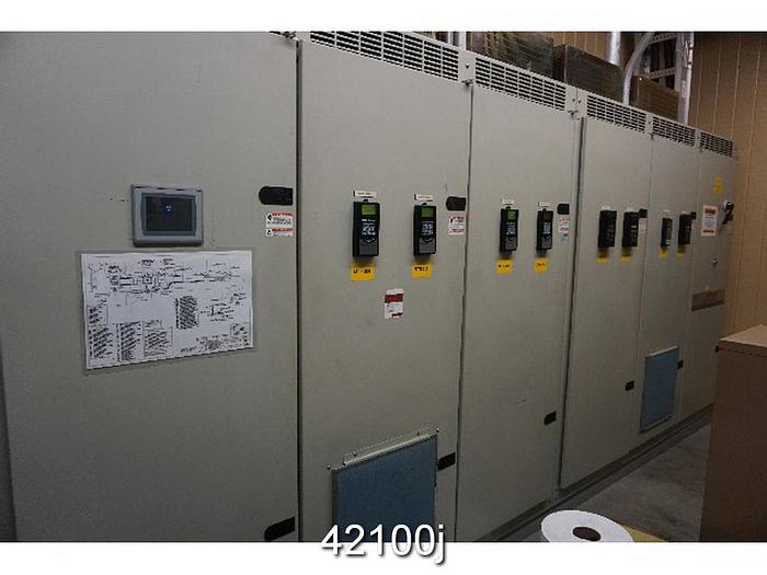 Used 1.2 Meter Wet Lap Machine With Outfeed Conveyor for Bales #42100