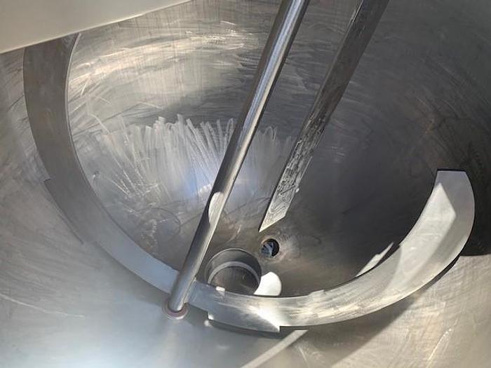 Used 500 Gallon Lee Stainless Steel Mixing Kettle Model 500 A7S