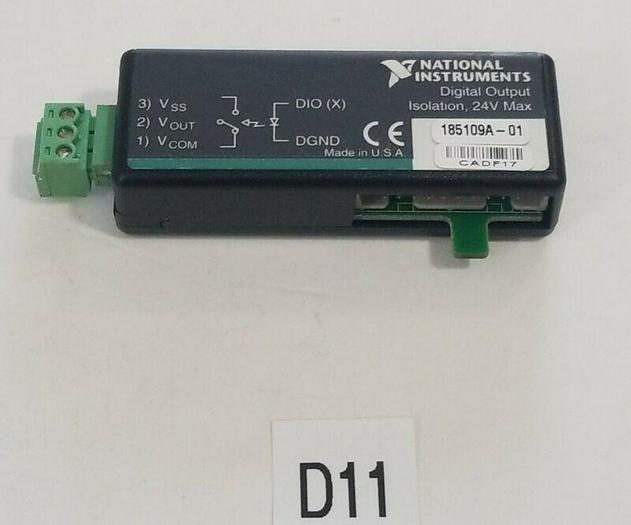 Used *PREOWNED* NATIONAL INSTRUMENTS SCC-DO01 DIGITAL OUTPUT ISOLATION 24V MAX