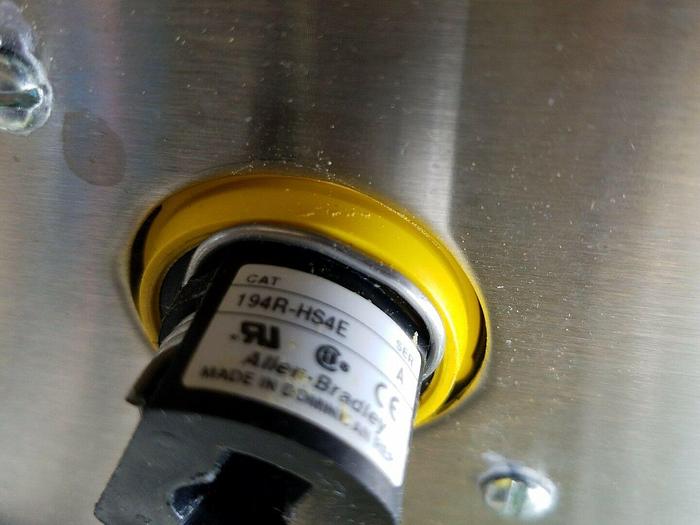 Used SCE SCE-30EL2008SSLP 30X20X8 Stainless Enclosure -USED with disconnect 194R-HS4E