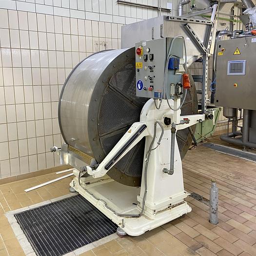 Used used Roll cooler RUFFINATTI, Italy type RCT-1250 without Teflon coating, built in 1985.