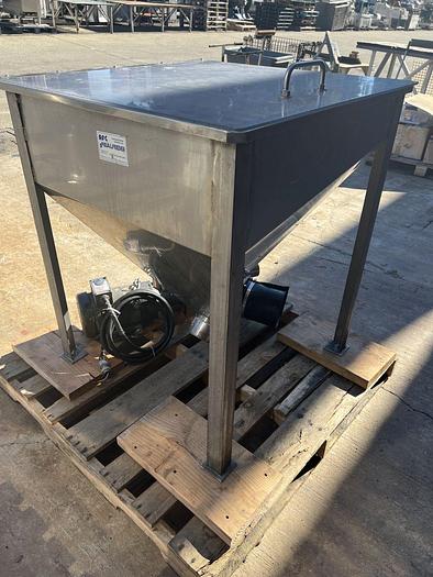 Used Conveyor, Flexible Screw, 3" x 10.5', S/st, AFC Spiralfeeder #S744890