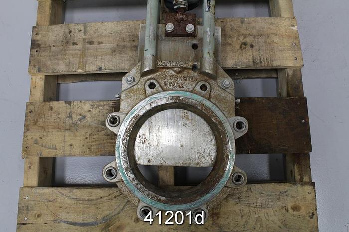 Used 8" Wey Air Operated Knife Gate Valve #41201