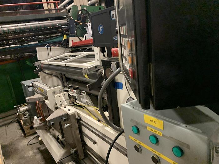 Used 62" TITAN MODEL SR6 CANTILEVERED DUPLEX SLITTER REWINDER SHAFTLESS UNWIND - PENDING LS