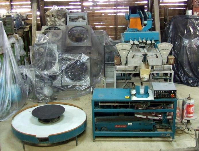 Used Zespół naważająco-pakujący do warzyw i owoców w torby foliowe od 0,5 do 5 kg "DOSTROMAT", produkcji niemieckiej