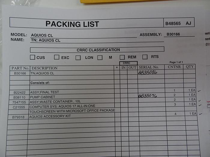 Beckman Coulter AQUIOS CL Flow Cytometer Fully Automated Cytometry System