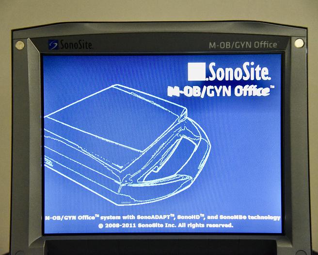 Used Sonosite M-Turbo Portable Ultrasound Machine with Mini-Dock M-Series, P08189-81, P10401-02