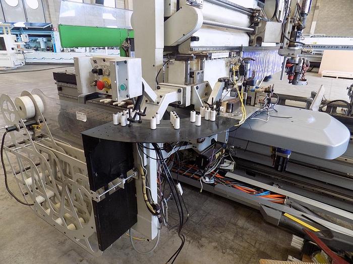 Used MEG016 BIESSE ROVER C 9.65 Edge Machining center with edging
