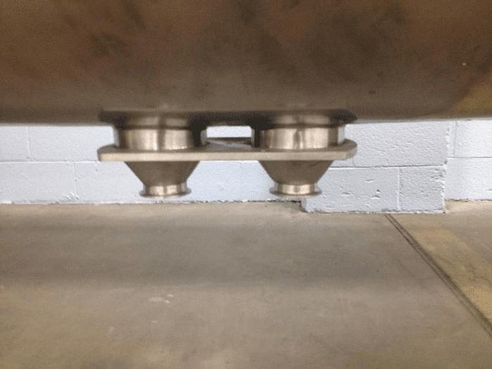 Used 60 CU. FT. GRACE 2 COMPARTMENT PADDLE BLENDER – S/S – 5 HP – #8109