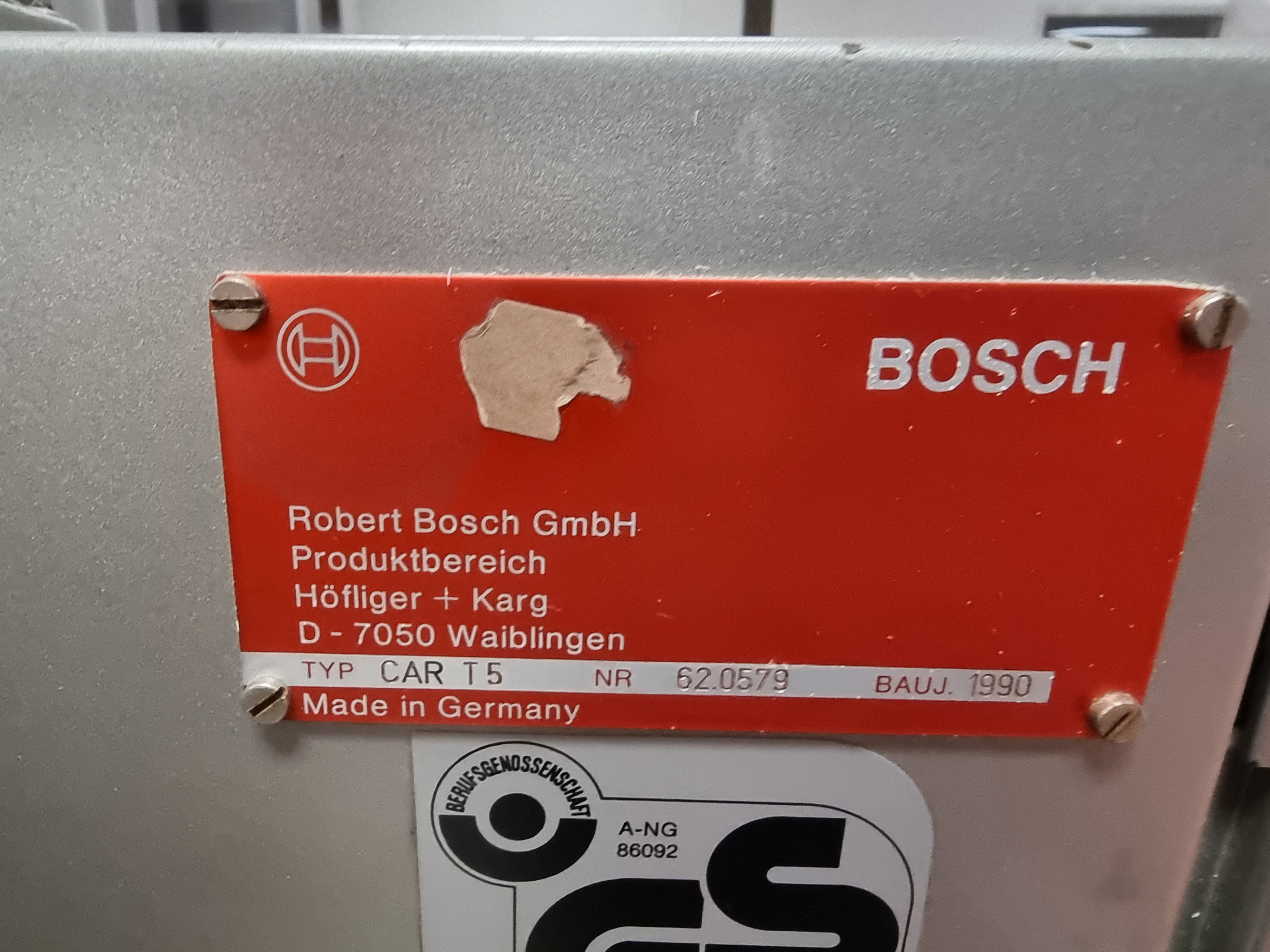 Used Bosch Cart 15 Cartoning Machine