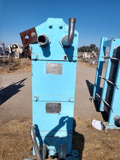 Used Heat Exchanger, Plate, 390 SF, APV, 316 S/st, (59) Plates #S742457