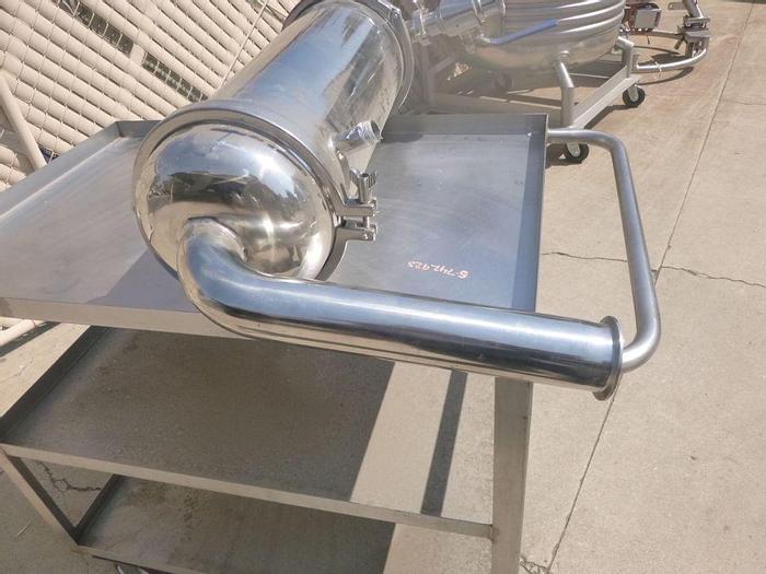 Used Heat Exchanger, Shell & Tube, 13.5 SF, S/st, Single Pass, A #S744237