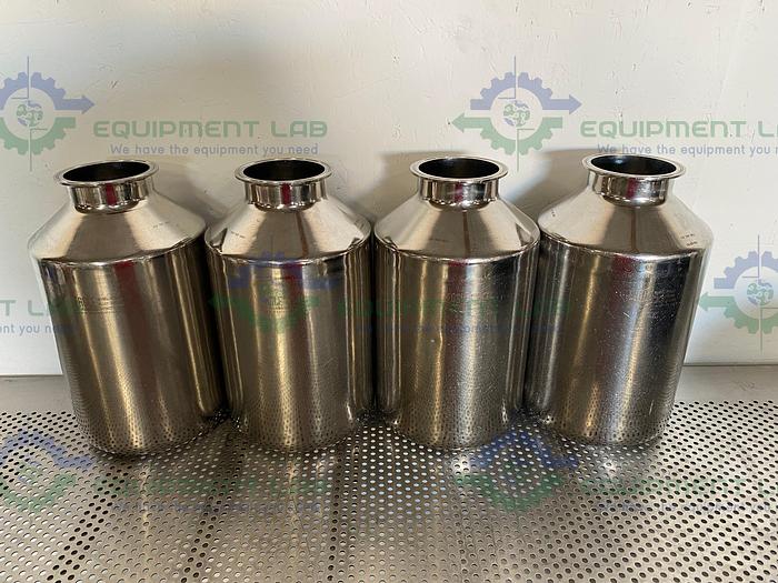 Used Eagle Stainless BTB-21 316L Stainless Steel 10 Liter Bottle w/ 4" Sanitary Fit