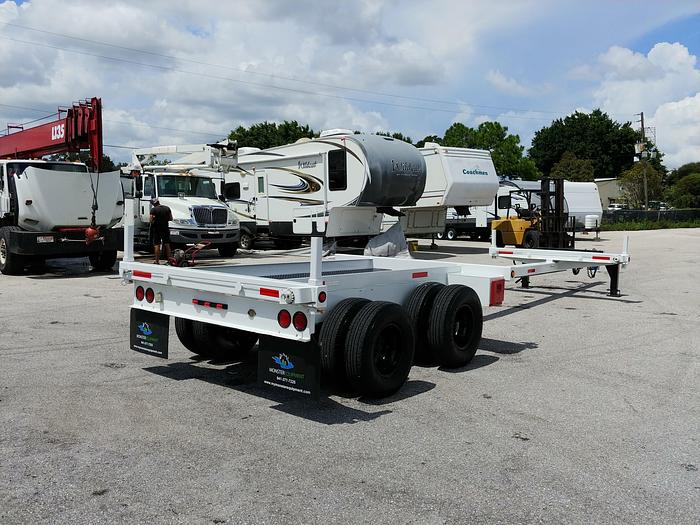 Used Lindsay TA Extendable 47' Pole Trailer - 59001