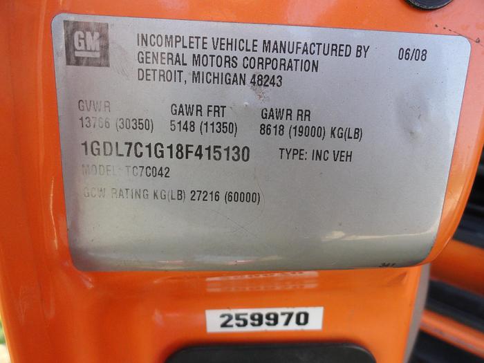 Used 2008 GMC / Altec TOPKICK C7500 / LRV55