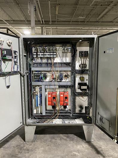 Used 2011 WHEELABRATOR 2 WHEEL SPINNER HANGER SHOT BLAST MACHINE