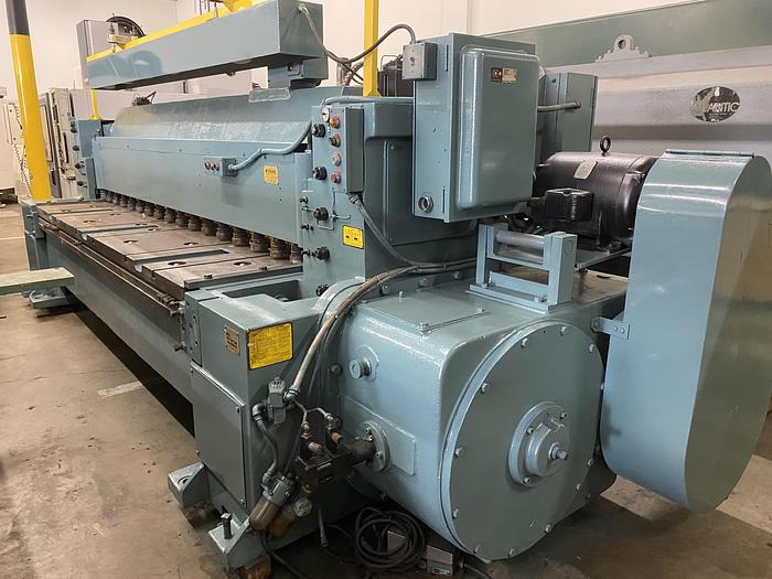 Used Wysong 3/8" x 10' Mechanical Power Squaring Shear Model 1038