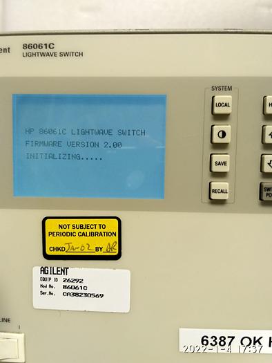 Used Agilent Technologies (HP) 86061C/002/012/051/163/216