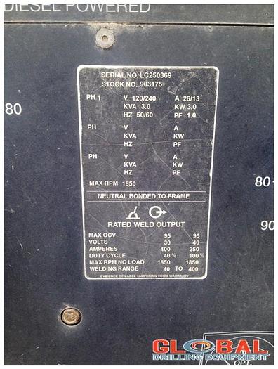 Used Item 0828 : Miller Big Blue 401 DX Welding Machine