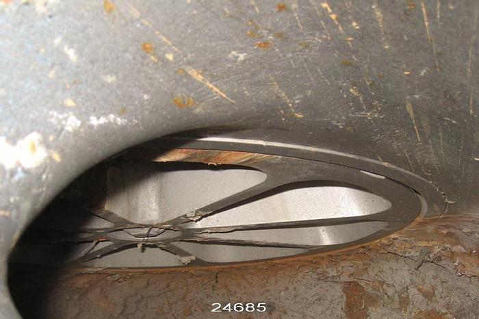 Used Goulds 6100 Slurry / Solids Pump, Model 6100, 8X8X25, 25" Impeller, Hc600 Casing, Suction Plate, Impeller, And Rear Liner. #24685