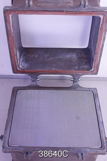 Used Tmi  Hand Sheet Mold, Bronze, 11.5x9.5" #38640