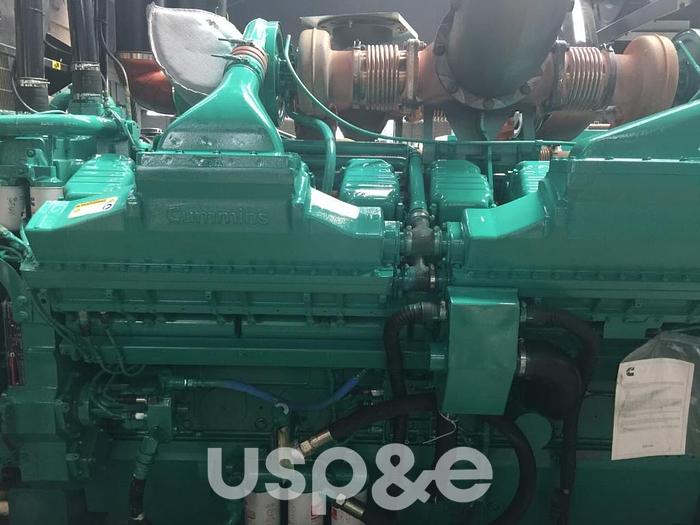Used 2 MW 2021 New Cummins QSK60G4 Diesel Generator