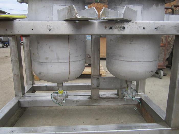 Used Tank, 8 Gallon, S/st, 12" x 16", FT/DB (2) #S739967