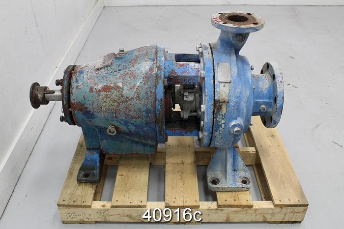 Used Goulds 3175 3x6x12, Iron Casing, 3-Vane SS Impeller #40916