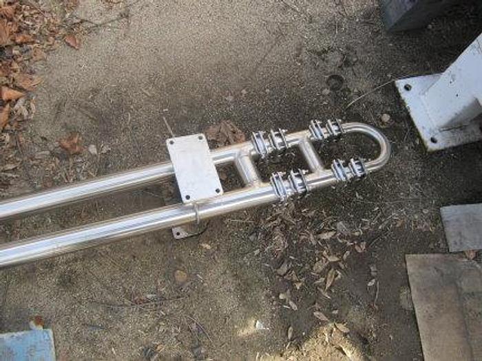 Used Heat Exchanger, Tube-in-tube, S/st, 2 Pass, 22'l #S737414