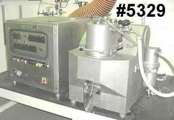 Used 3 LITER (2.11 GALLON) LABOSPHERE HIGH SHEAR MIXER/GRANULATOR/DRYER – T316 S/S