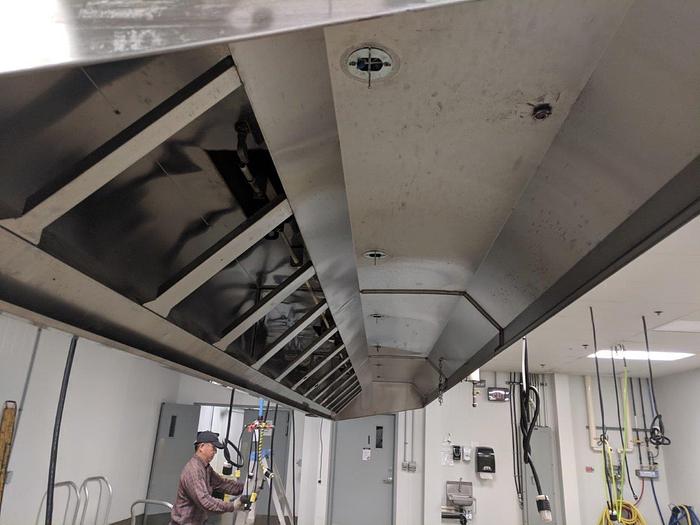 Used 25′ Stainless Steel Hood Vent