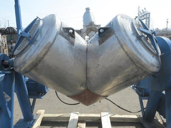 Used 20 CU. FT. P-K TWIN SHELL BLENDER -S/S – LIQUID FEED