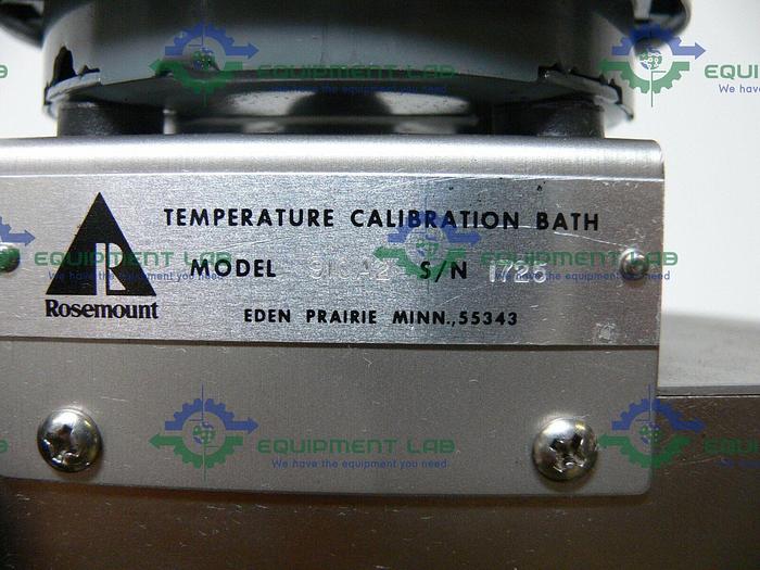 Used Rosemount Temperature Calibration Bath 910A2 & Temperature Controller 913AH
