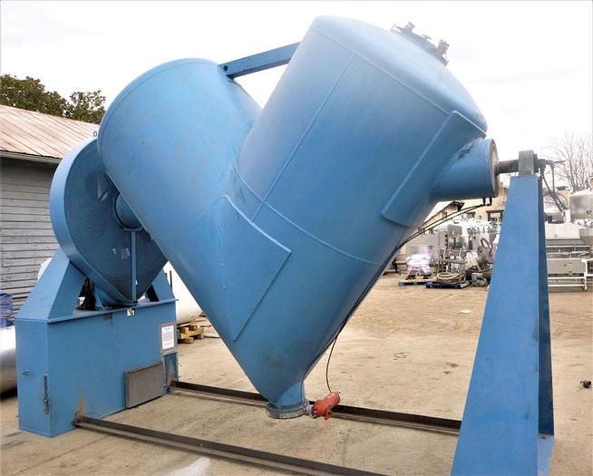 Used Mixer, V-Type, 150 CF, C/st, 50#/CF, Patterson Kelley #S744359