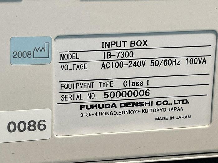 Used Fukuda Denshi Patientenmonitor Dynascope DS-7300 mit HS-700 Super Module und IB-7300 Input Box