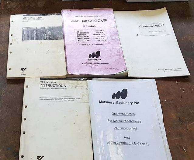 Used Matsuura MC-600 VF - Vertical Machining Center - 1997