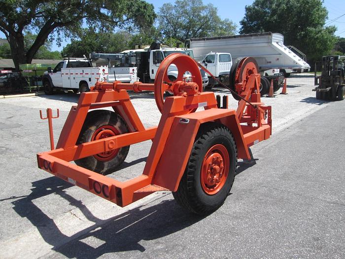Used Single Axle Cable Reel Trailer