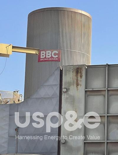 Used 99 MW 1984 Used Brown Boveri WY 16L-044 LLT Dual Fuel Natural Gas/LFO Turbine Gensets