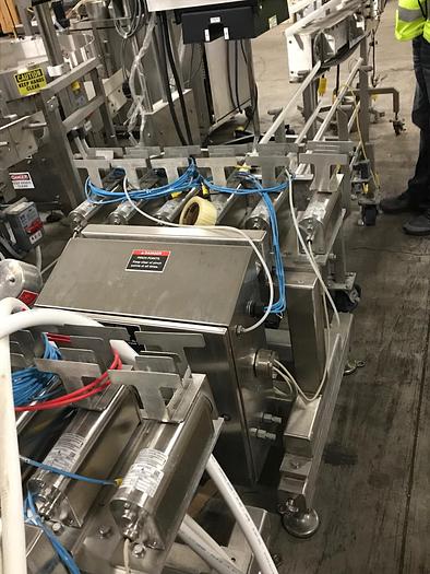 Used Used 6 head inline automatic auger filler