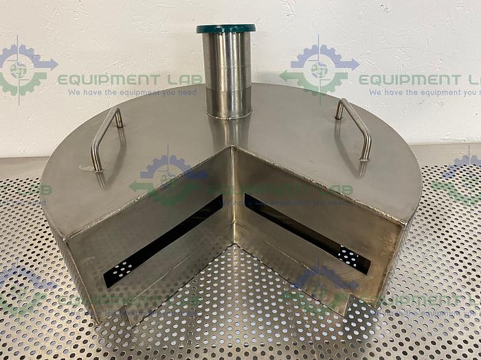 Used Millipore Stainless Steel Resin Container 88277020 w/ Sanitary Fittings
