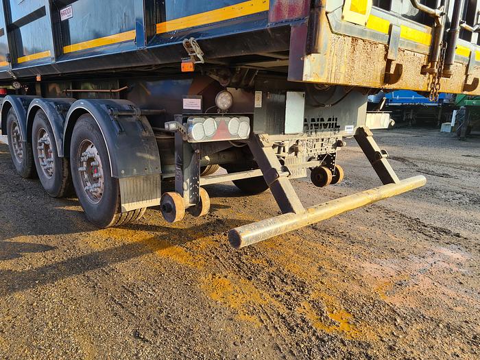 Used 2019 BODEX 3 AXLE HARDOX STEEL (SCRAP) TIPPER TRAILER  72.5 MTR 3 SAF DISC NEW CONDITION