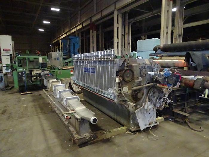 Used 110" (2.79M) HOLDER PAMAC AIR PAD HEADBOX SS WETTED PARTS (PM 4)