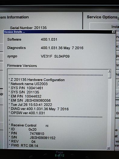 Gebraucht Siemens Acuson S2000 Ultraschallgerät mit Sonde, Farbdrucker und DVD Brenner