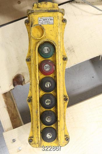 Used Yale 648638403 7.5 Ton Hoist With 7.5 Hp Wind-up Motor #32286