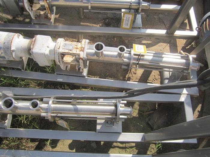 Used Pump, Moyno, 2 HP, 2-1/2", S/st, Mdl CFB2DSLB3SAE (2) #S737193