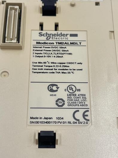 Used Schneider Electric TMZALM3LT